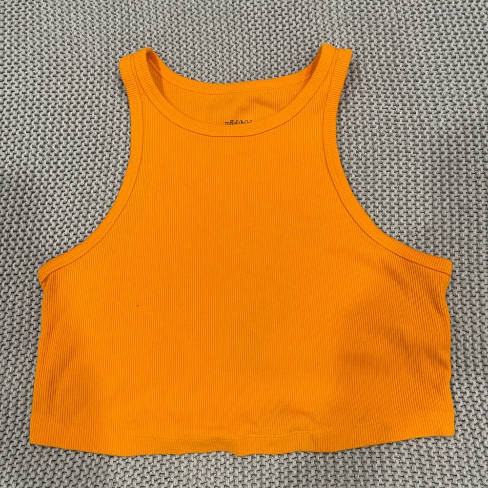 LIKE NEW Ribbed Cropped Tank Top Wild Fable